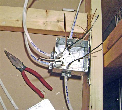 ceiling junction box installation|installing ceiling light fixture box.